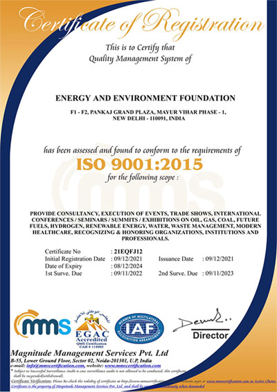 Certificate of Registration of ISO 9001:2015